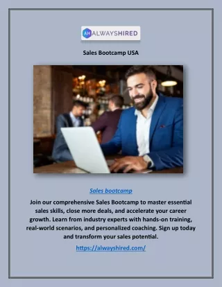 Sales Bootcamp USA