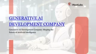 generative ai development company