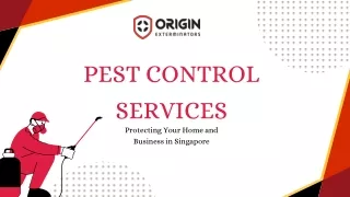 Pest Management & Pest Control Services in Singapore by ORIGIN Exterminators