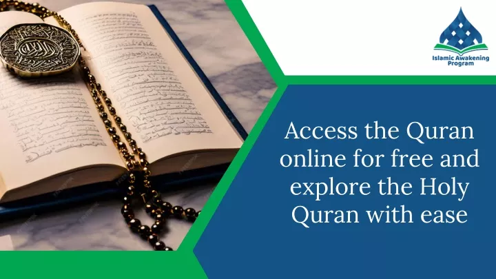 access the quran online for free and explore