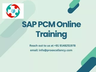 sap pcm online training