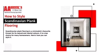 How to Style Your Scandinavian Plank Flooring | AA Floors