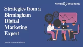 Strategies from a Birmingham Digital Marketing Expert