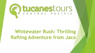 Best Water Rafting from Jaco with Tucanes Tours