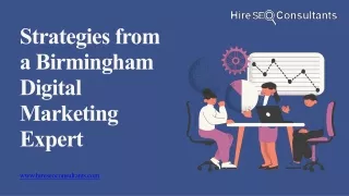 Strategies from a Birmingham Digital Marketing Expert