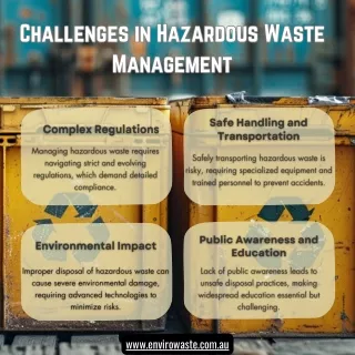 Challenges in Hazardous Waste Management