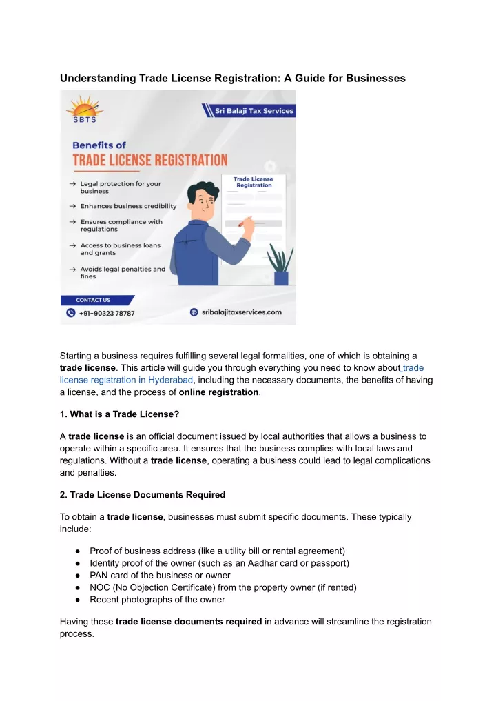 understanding trade license registration a guide