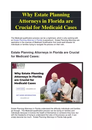 Employing the Assistance of Estate Planning Attorneys in Florida