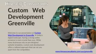 Elevate Your Business with Custom Web Development in Greenville