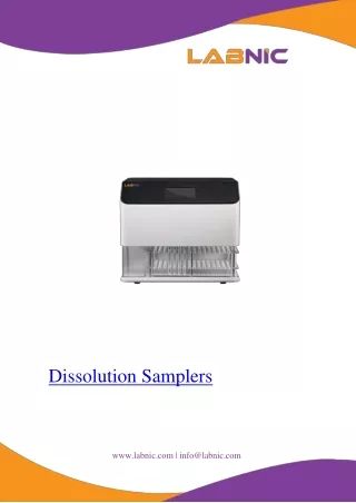 dissolution samplers