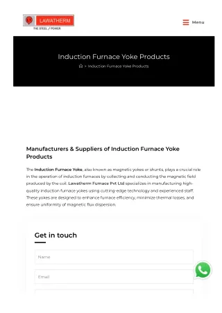 Precision Engineering with Lawatherm's Induction Heater Yoke in India