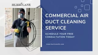 CommercIal Air Duct Cleaning Services