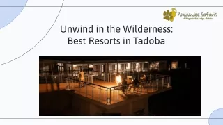 Unwind in the Wilderness Best Resorts in Tadoba