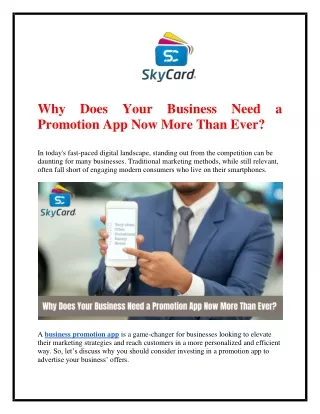 Why Does Your Business Need a Promotion App Now More Than Ever