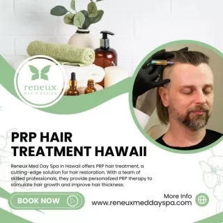 PRP Hair Treatment Hawaii