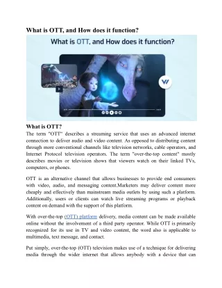 What is OTT, and How does it function