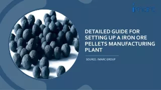 detailed guide for setting up a iron ore pellets