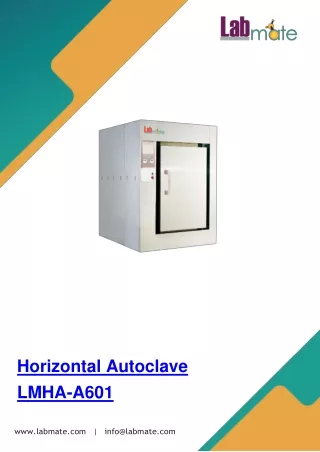 Horizontal Autoclave 146 L