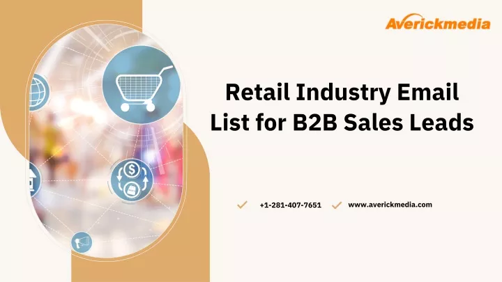 retail industry email list for b2b sales leads