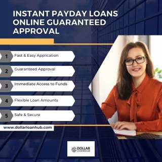 Instant Payday Loans Online Guaranteed Approval