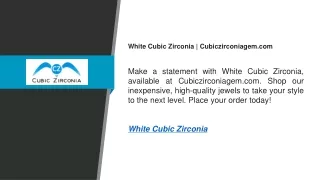 white cubic zirconia cubiczirconiagem com make