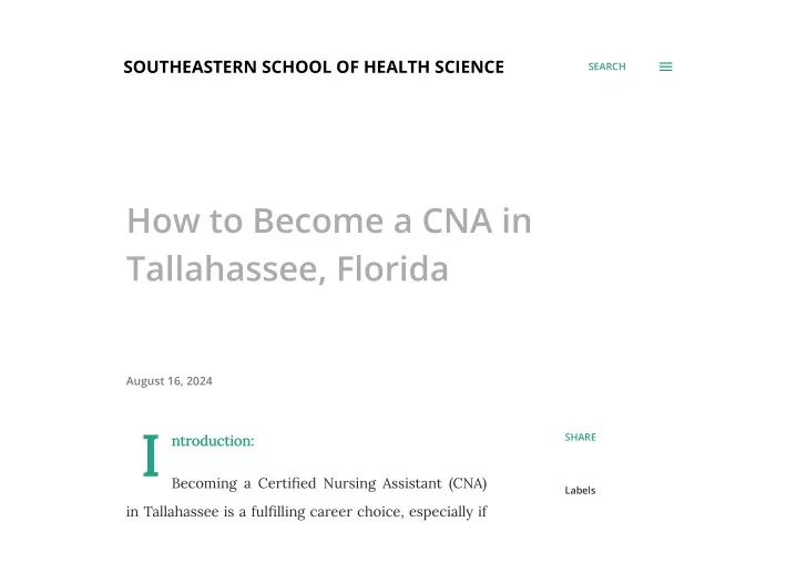 southeastern school of health science