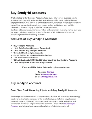 Buy Sendgrid Accounts__rmpva