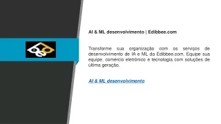 AI & ML desenvolvimento  Edibbee.com