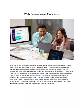 web development company