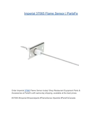 Imperial 37065 Flame Sensor | PartsFe