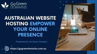 Australian Website Hosting Empower Your Online Presence