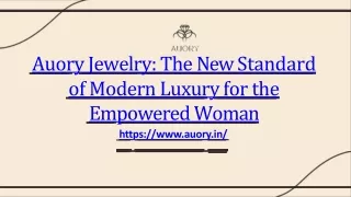 auory jewelry the new standard