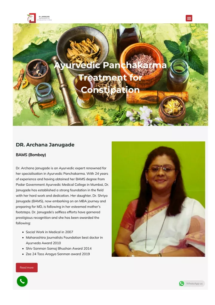 ayurvedic panchakarma treatment for constipation