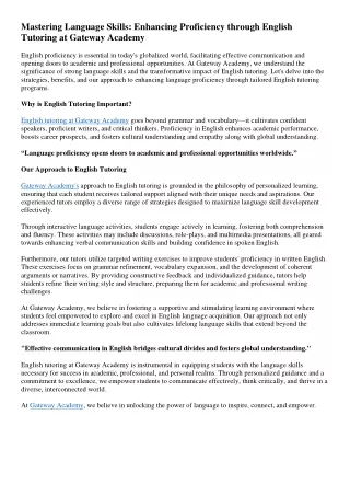 mastering language skills enhancing proficiency