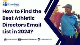 How to Find the Best Athletic Directors Email List in 2024