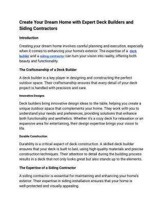 Siding Solutions