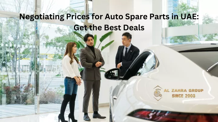 negotiating prices for auto spare parts