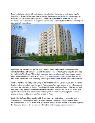Exploring Luxury Living_ Premium Apartments and Flats for Sale in Pune by Top Builders (1)