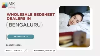 Wholesale Bedsheet dealers in Bengaluru