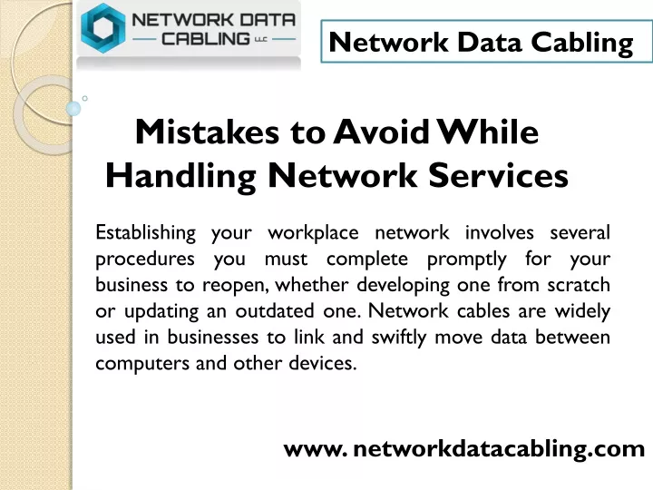 network data cabling