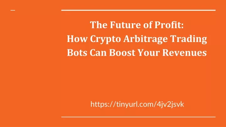 the future of profit how crypto arbitrage trading bots can boost your revenues