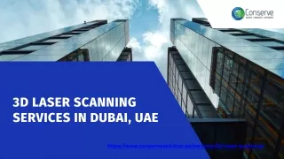 3d laser scanning services in Dubai, UAE