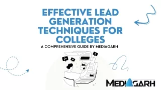 effective lead generation techniques for colleges