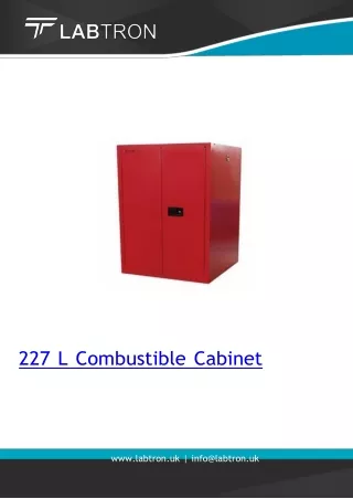 227 l combustible cabinet