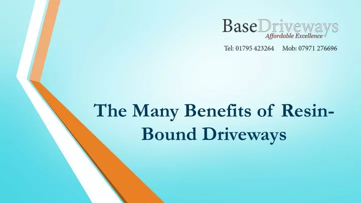 the many benefits of resin bound driveways