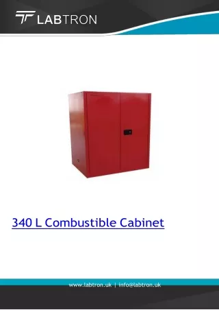 340 l combustible cabinet