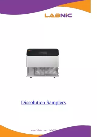 dissolution samplers