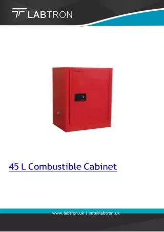 45 l combustible cabinet