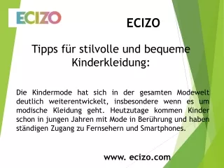 Kinderjacken Winter - ECIZO