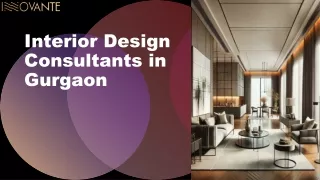 Expert Interior Design Consultants in Gurgaon | Innovante Studio